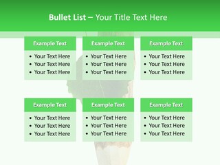 Leaves Drawing Green PowerPoint Template