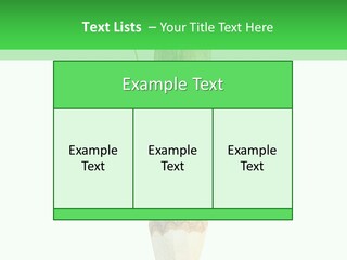 Leaves Drawing Green PowerPoint Template