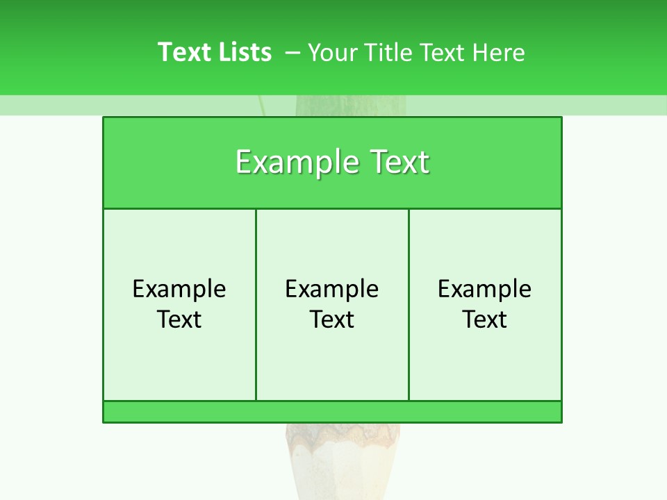 Leaves Drawing Green PowerPoint Template