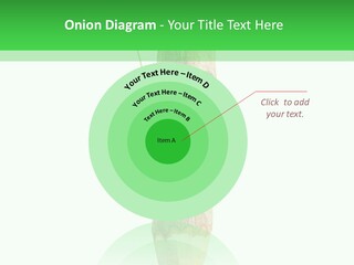 Leaves Drawing Green PowerPoint Template