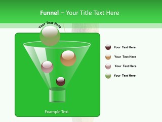 Leaves Drawing Green PowerPoint Template
