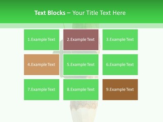 Leaves Drawing Green PowerPoint Template