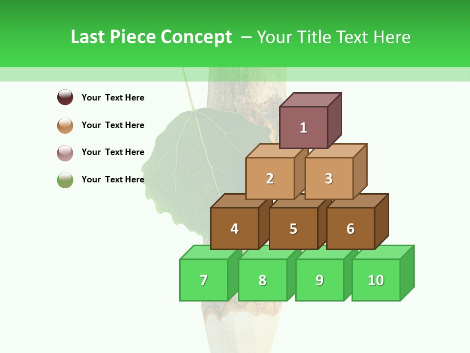 Leaves Drawing Green PowerPoint Template