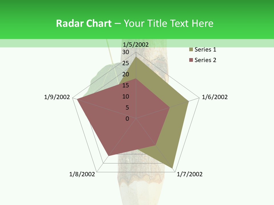 Leaves Drawing Green PowerPoint Template