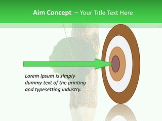 Leaves Drawing Green PowerPoint Template