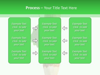 Leaves Drawing Green PowerPoint Template