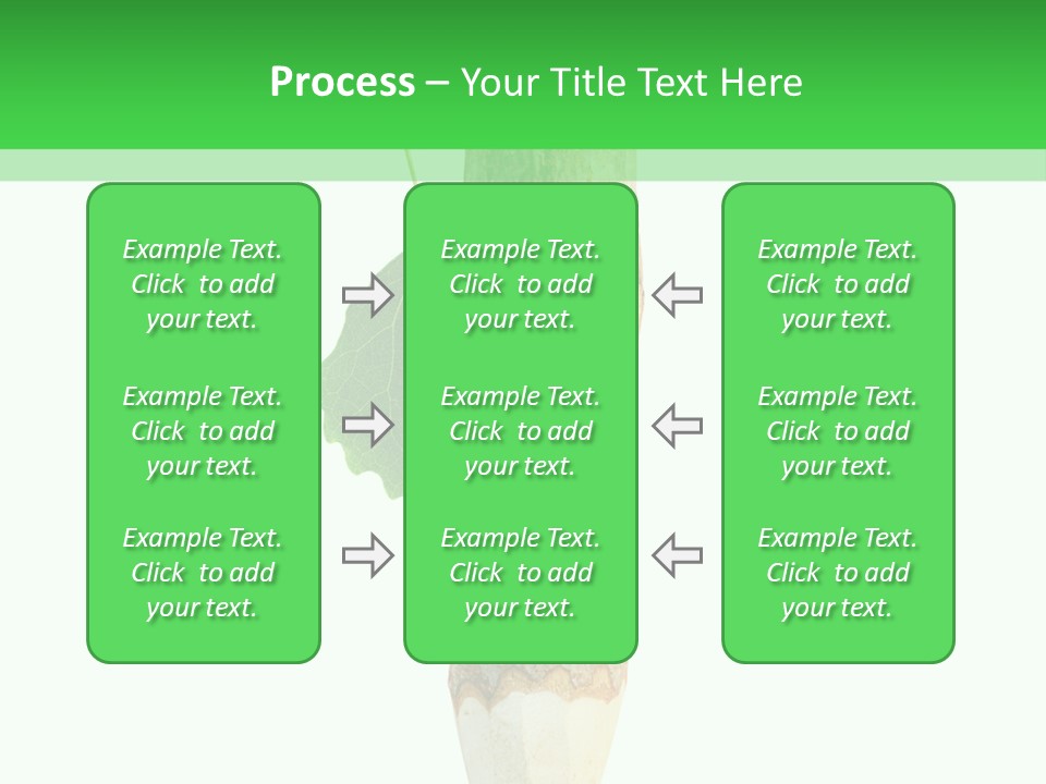 Leaves Drawing Green PowerPoint Template