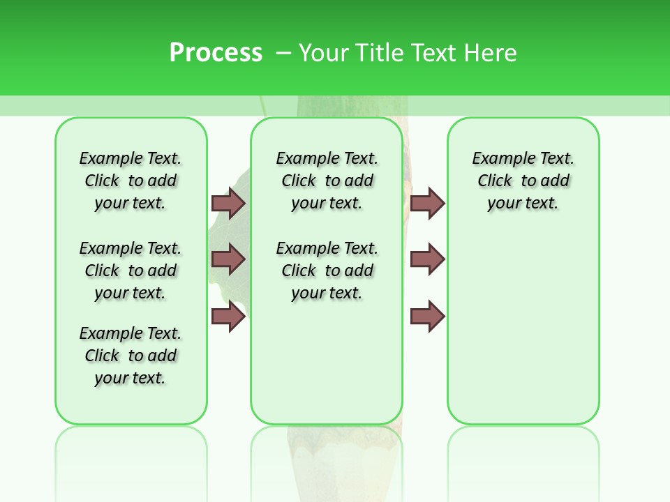 Leaves Drawing Green PowerPoint Template