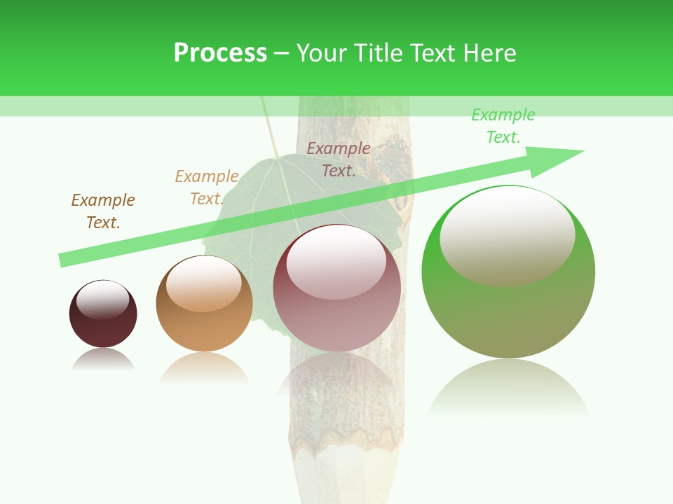 Leaves Drawing Green PowerPoint Template