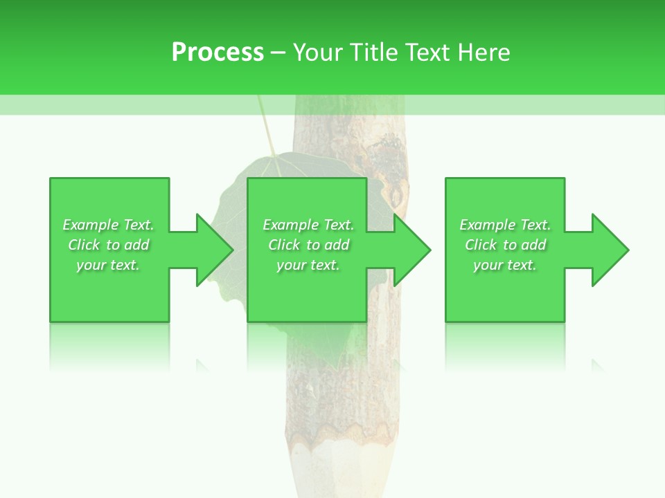 Leaves Drawing Green PowerPoint Template