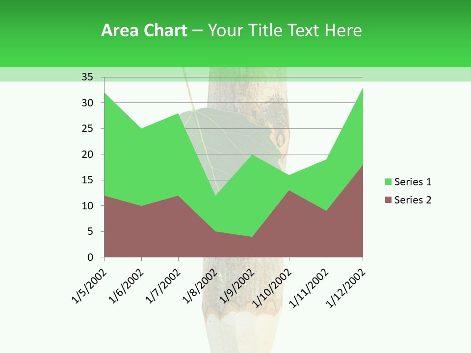 Leaves Drawing Green PowerPoint Template