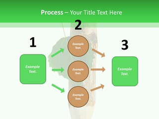 Leaves Drawing Green PowerPoint Template