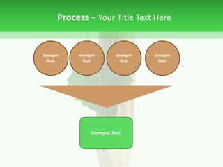 Leaves Drawing Green PowerPoint Template