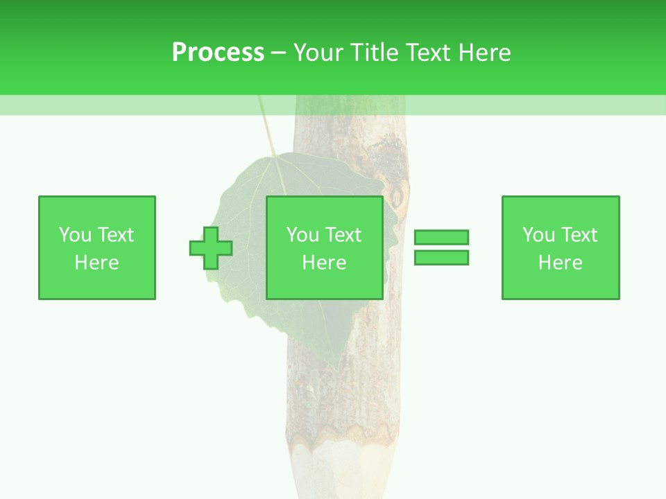 Leaves Drawing Green PowerPoint Template