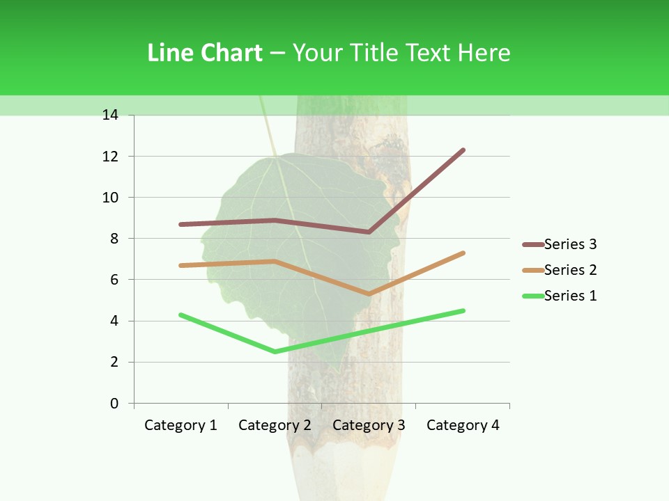 Leaves Drawing Green PowerPoint Template