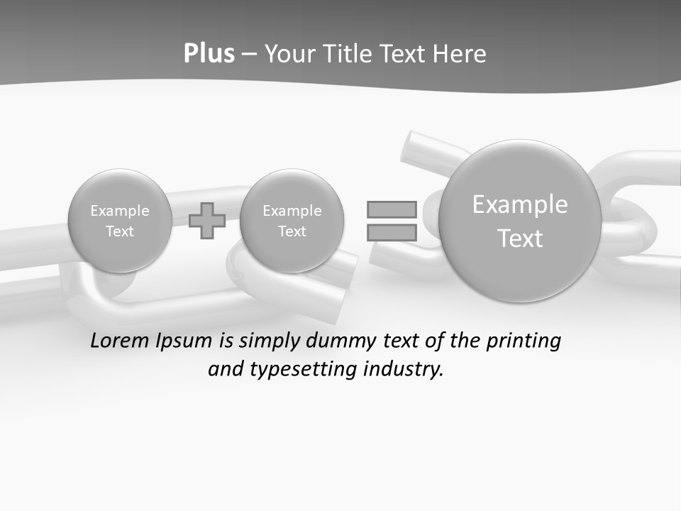 Idea Combination Fail PowerPoint Template