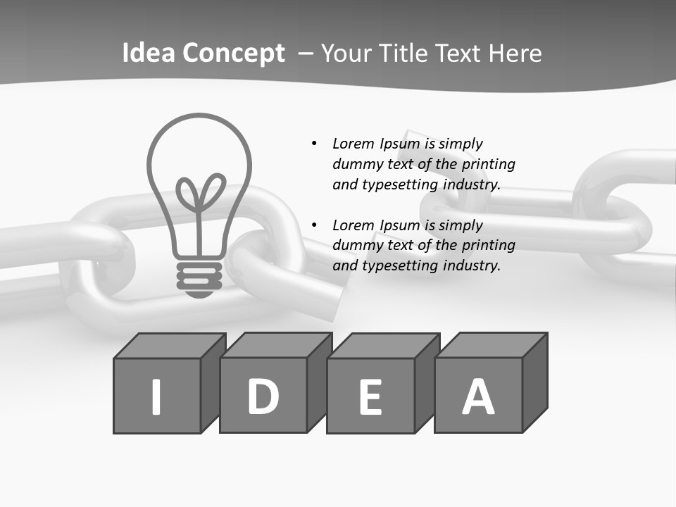 Idea Combination Fail PowerPoint Template