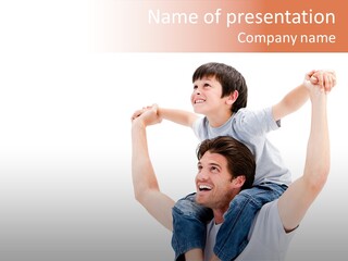 Parenthood Daytime Father PowerPoint Template