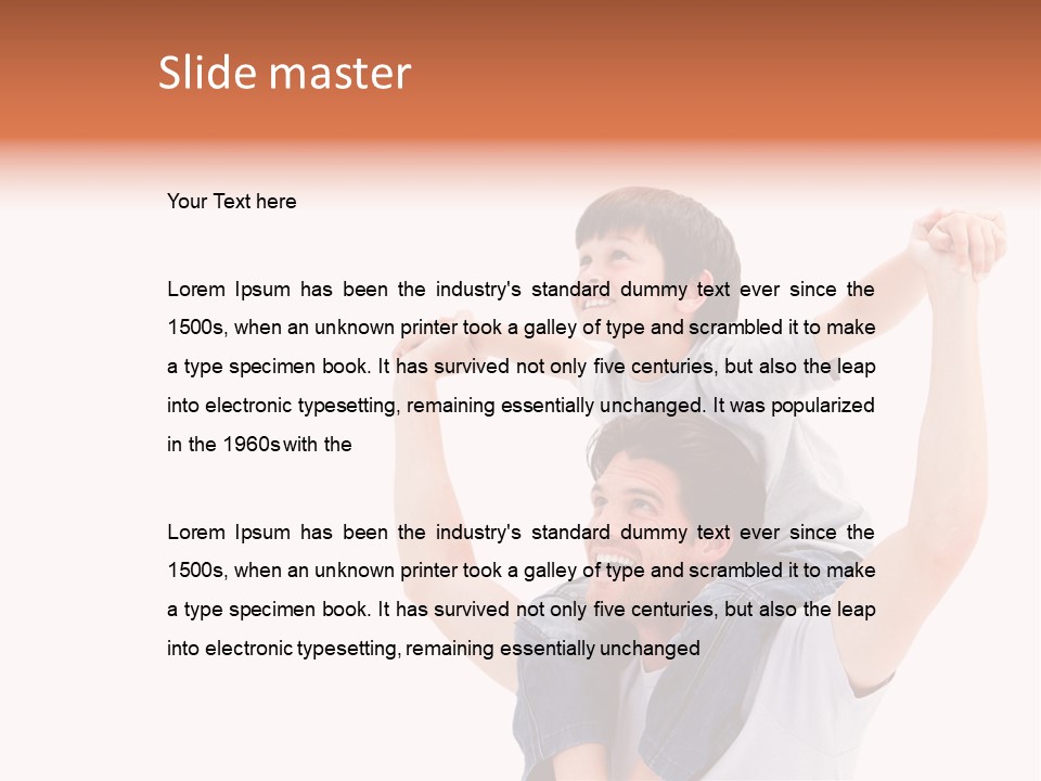 Parenthood Daytime Father PowerPoint Template