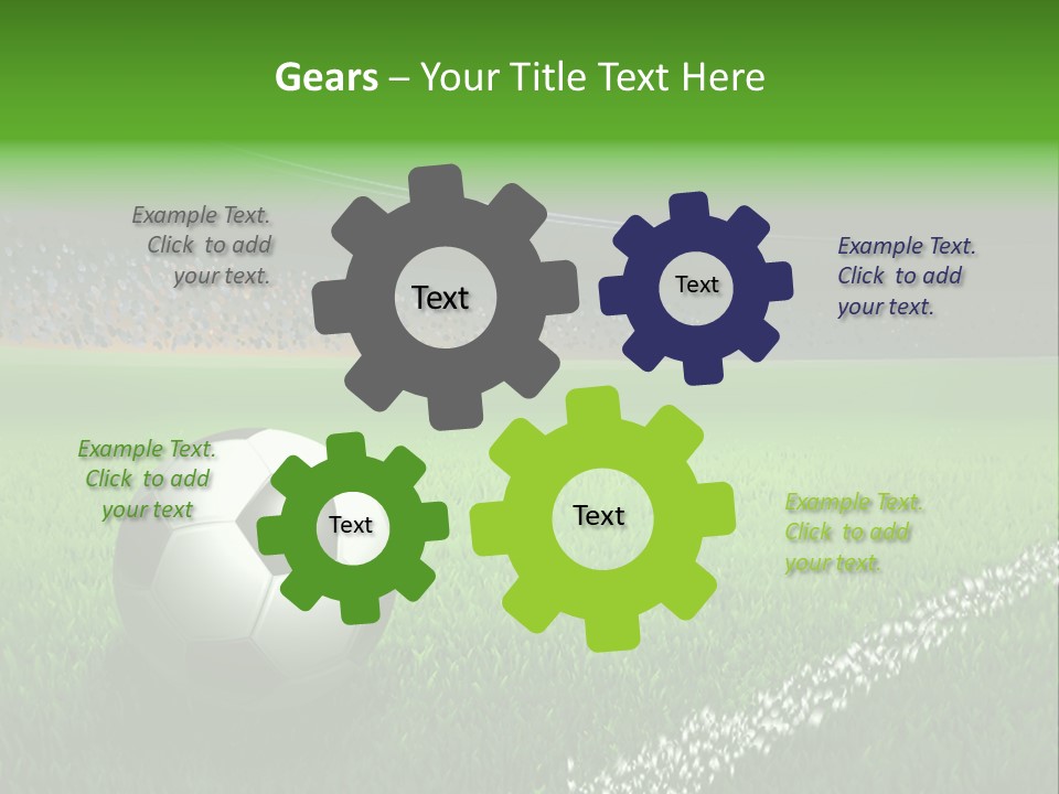 Equipment Close Up Ball PowerPoint Template