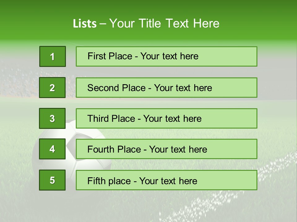 Equipment Close Up Ball PowerPoint Template