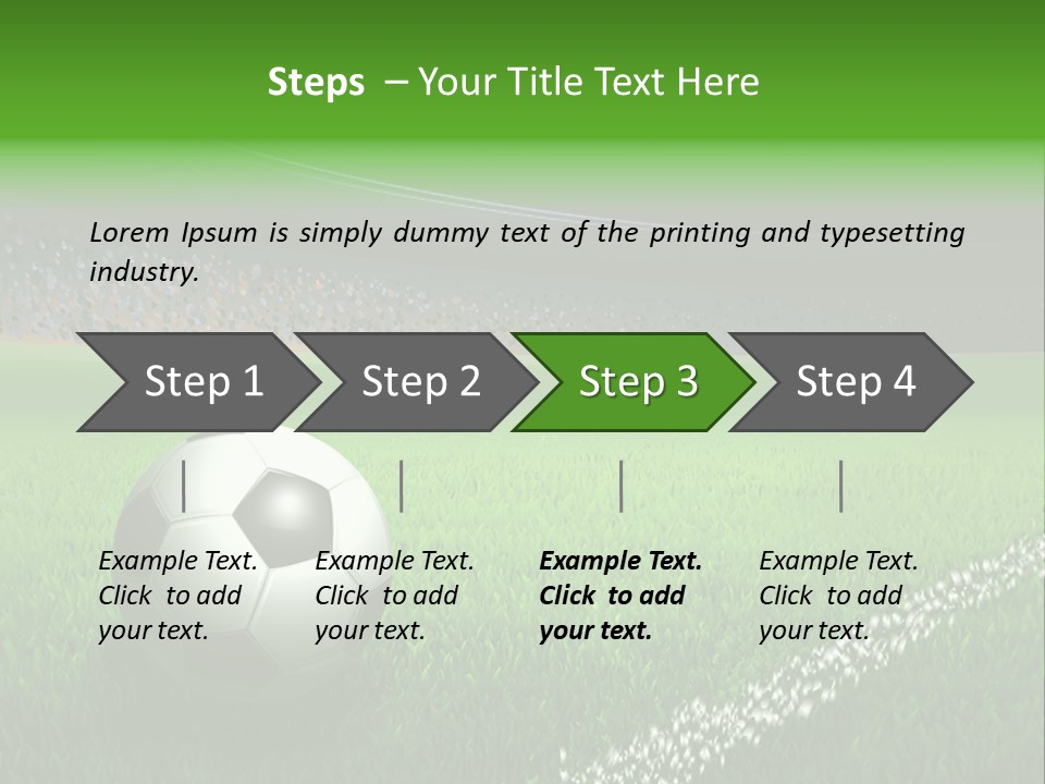 Equipment Close Up Ball PowerPoint Template