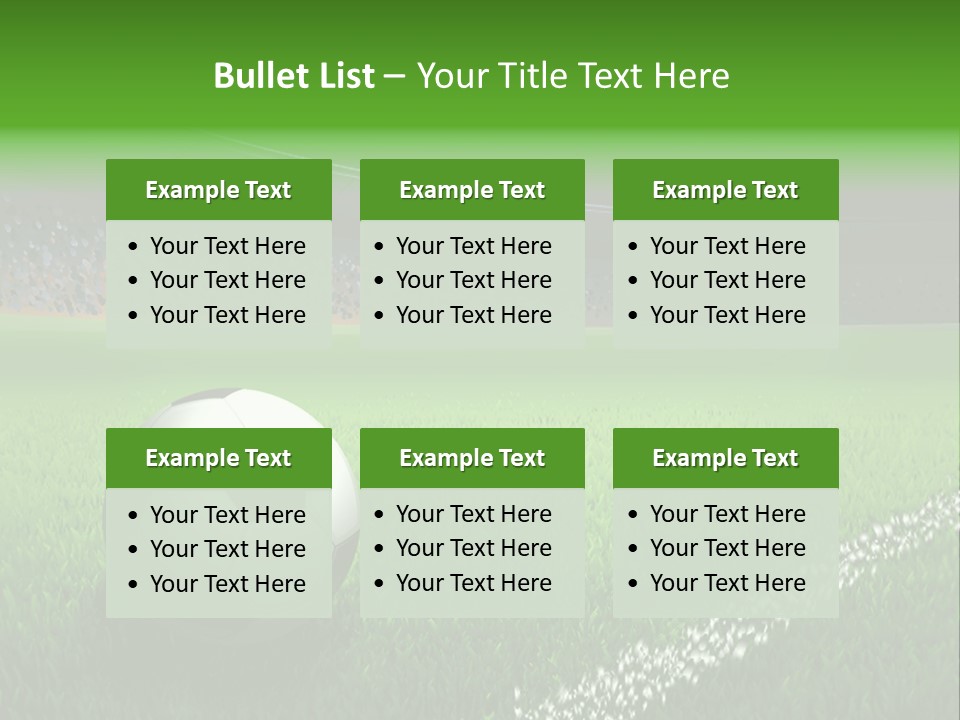 Equipment Close Up Ball PowerPoint Template