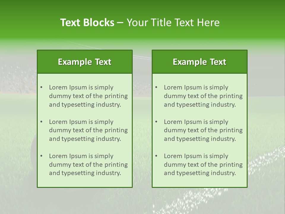 Equipment Close Up Ball PowerPoint Template