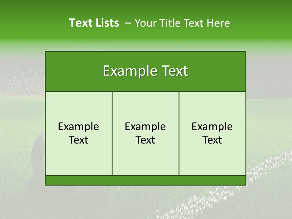 Equipment Close Up Ball PowerPoint Template