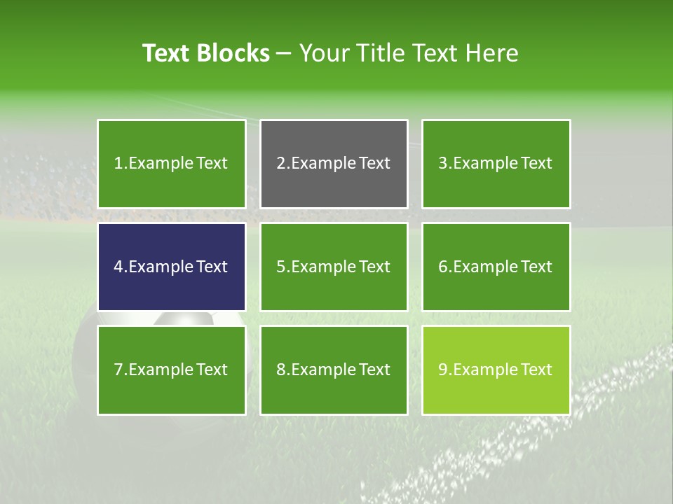 Equipment Close Up Ball PowerPoint Template