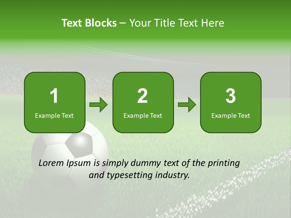 Equipment Close Up Ball PowerPoint Template
