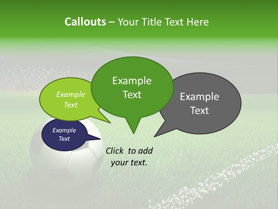 Equipment Close Up Ball PowerPoint Template