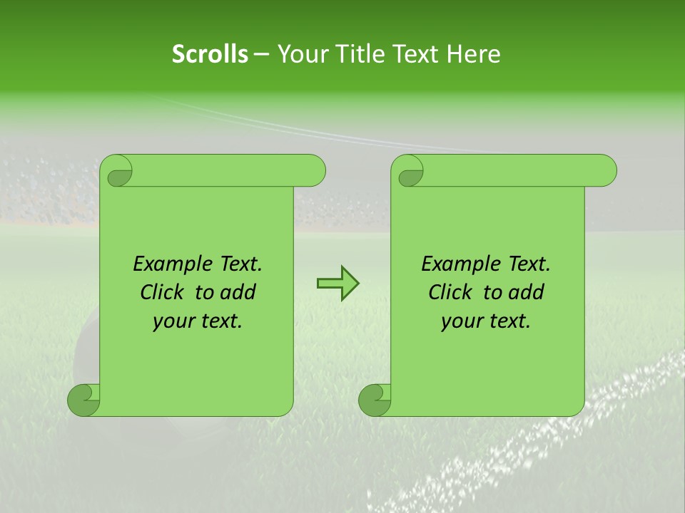 Equipment Close Up Ball PowerPoint Template