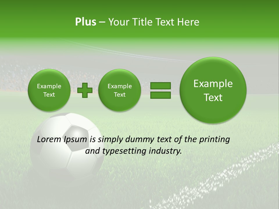 Equipment Close Up Ball PowerPoint Template