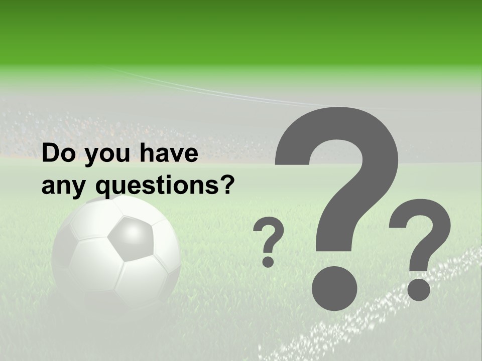 Equipment Close Up Ball PowerPoint Template