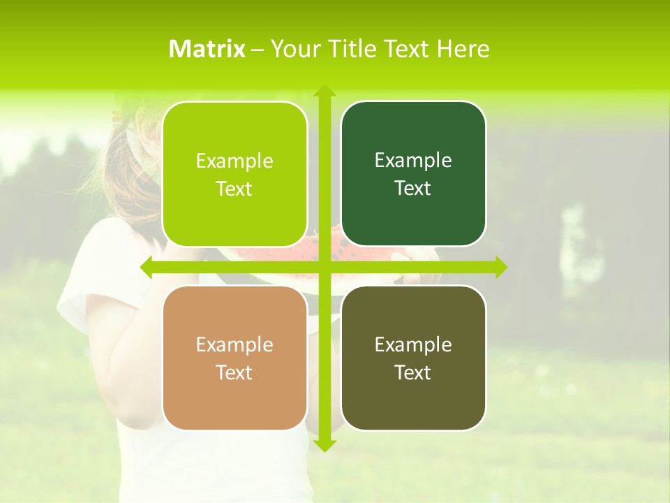 Outsides Summertime Park PowerPoint Template