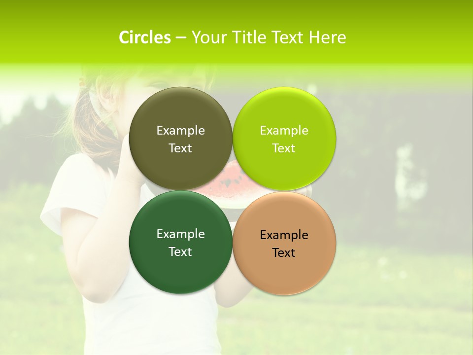 Outsides Summertime Park PowerPoint Template