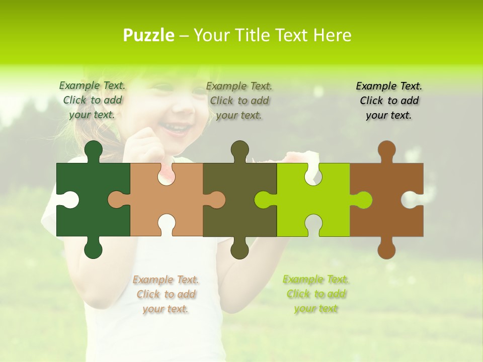 Outsides Summertime Park PowerPoint Template