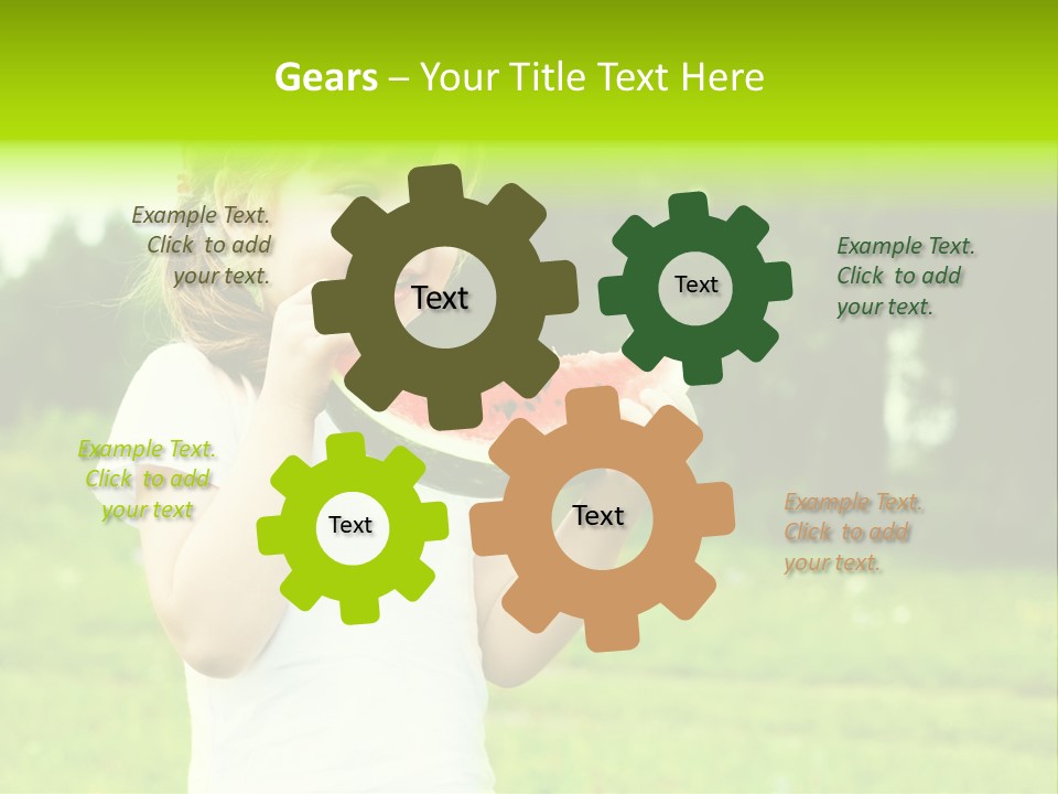 Outsides Summertime Park PowerPoint Template