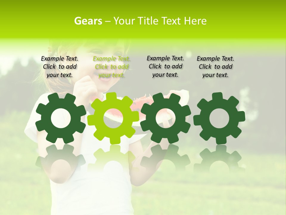 Outsides Summertime Park PowerPoint Template