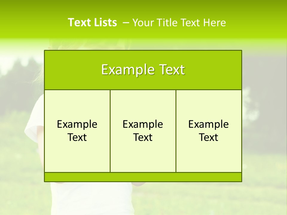 Outsides Summertime Park PowerPoint Template