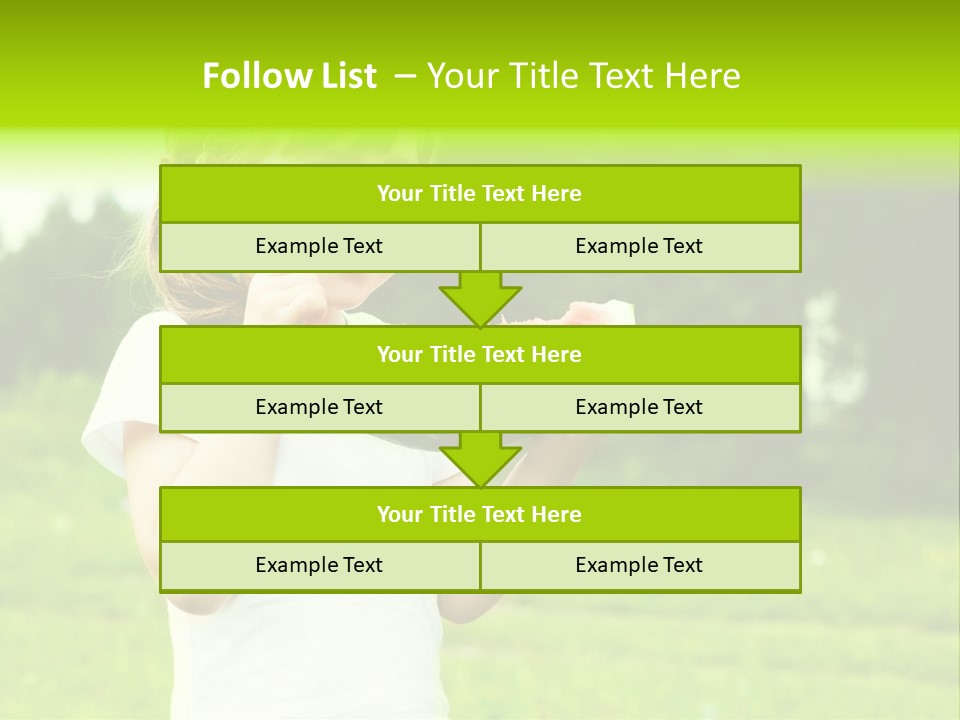 Outsides Summertime Park PowerPoint Template