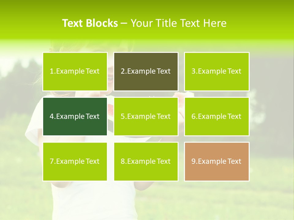 Outsides Summertime Park PowerPoint Template