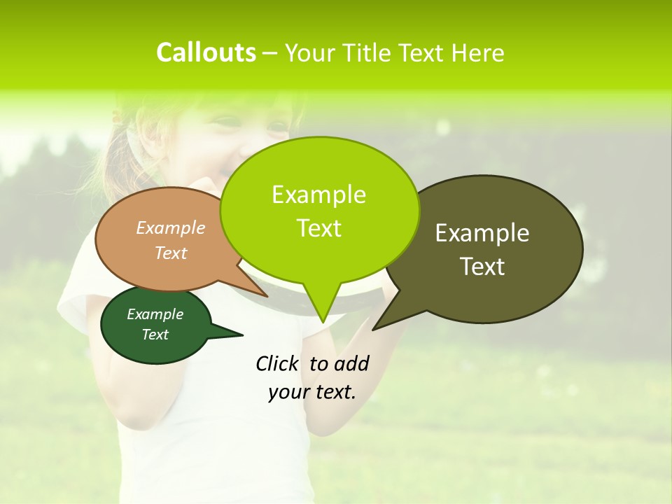 Outsides Summertime Park PowerPoint Template