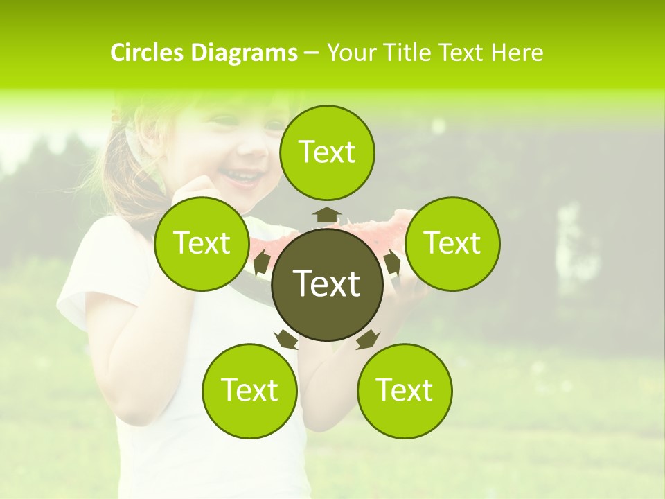 Outsides Summertime Park PowerPoint Template