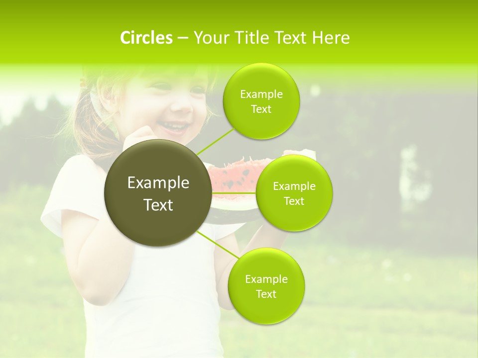 Outsides Summertime Park PowerPoint Template