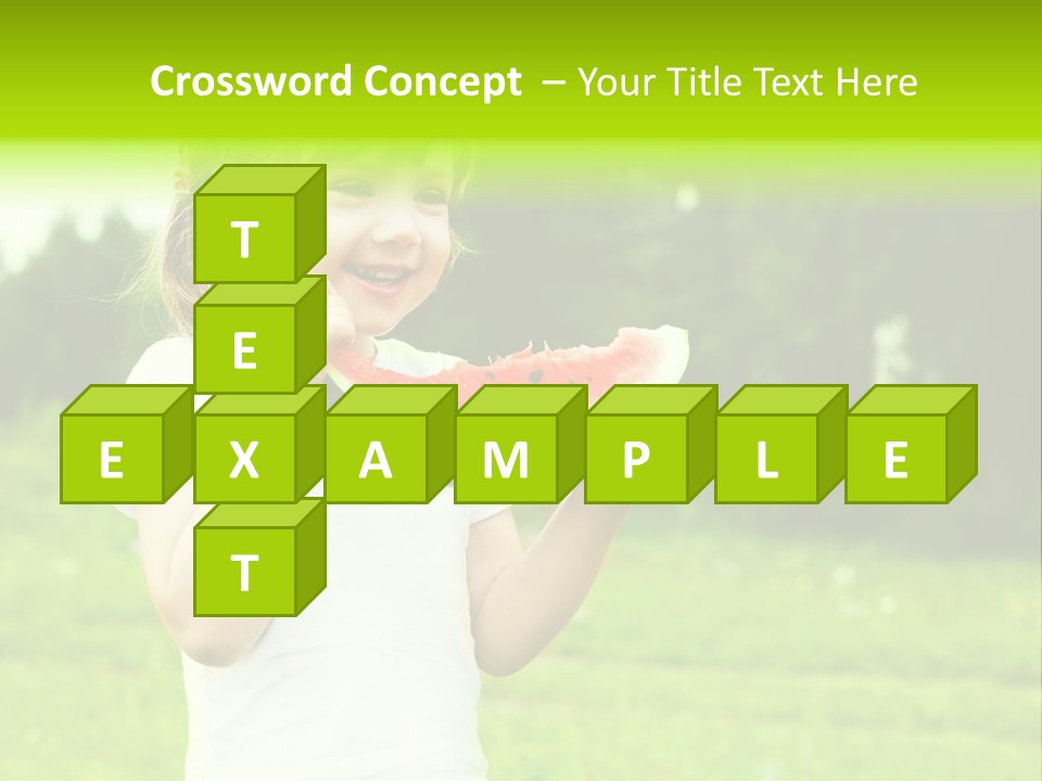 Outsides Summertime Park PowerPoint Template