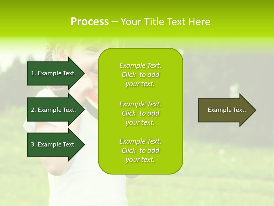 Outsides Summertime Park PowerPoint Template