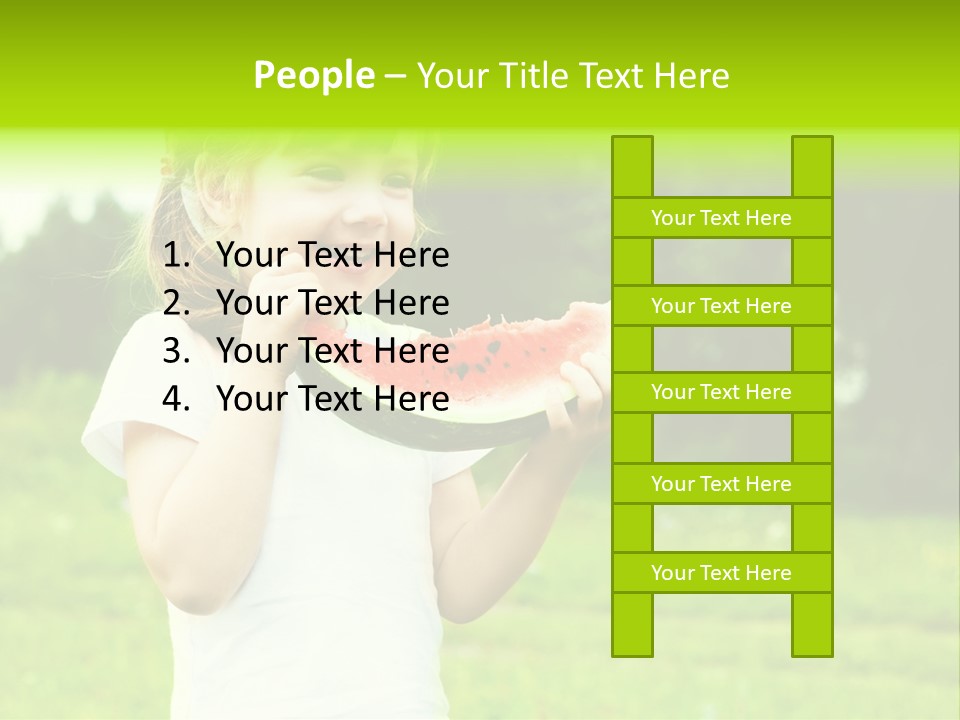 Outsides Summertime Park PowerPoint Template