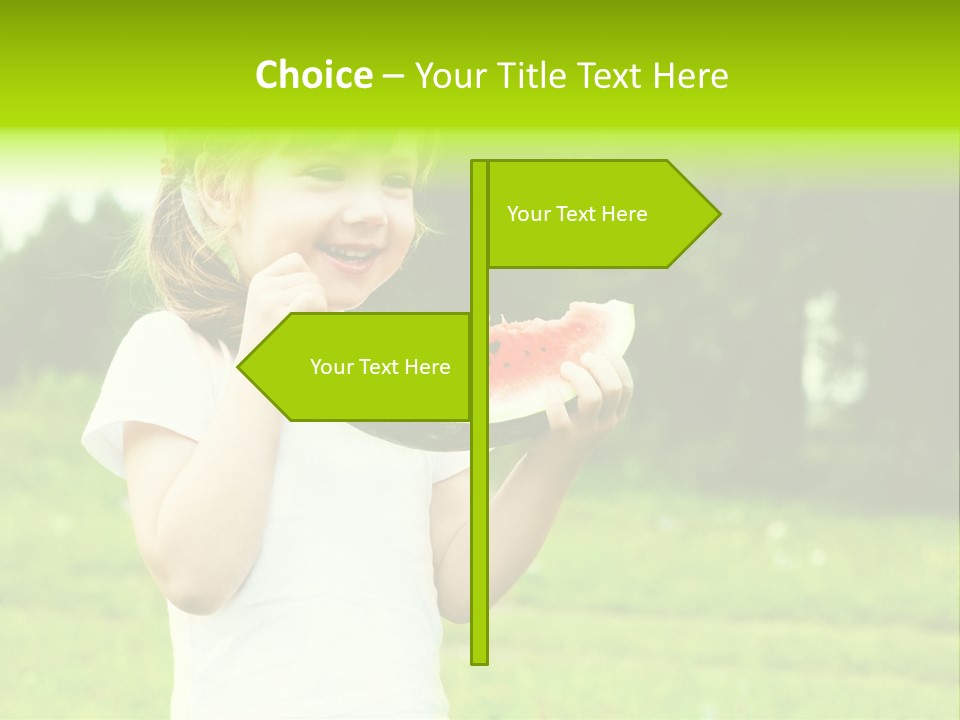 Outsides Summertime Park PowerPoint Template